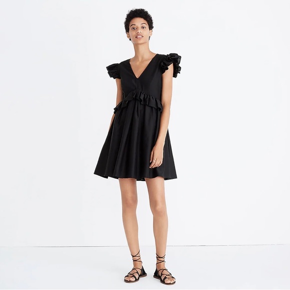 NWT Karen Walker Helena Ruffle Dress - Picture 4 of 7